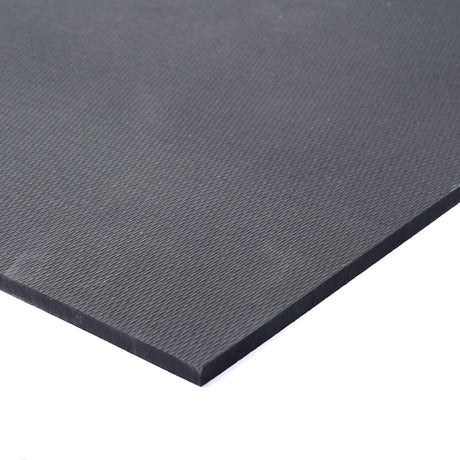 Gorilla 4x6 3/8" Trued Black Mat Gorilla Rubber flooring, turf, large non-padded interlocking mats and flooring 00000000100-7598_3