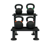 Gronk Fitness Kettlebell Rack 2-Tier Gronk Fitness Products Dumbell racks, power block stand, plate and bar storage, kettlebell racks, ball racks 1_1080x_b840fd81-dee5-4f00-8d1d-6fbcdc98e02a