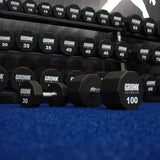 Gronk Fitness 10 sided Urethane Dumbbells (5lb-100lb) Set - Discontinued Gronk Fitness Products Dumbbells 2_baa00693-1144-4423-b32d-ac7e34980cdd
