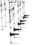 XM Fitnes Spotter Arms For Rigs XM Fitness J-hooks, dip attachments, etc 4379XMSpotterArmsV2