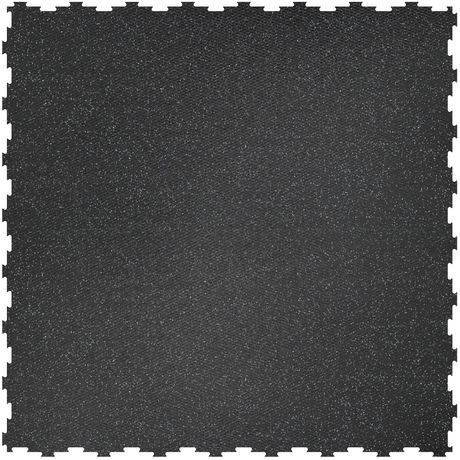 Guardian Versatile 12MM Grey Premium Gym Flooring Humane Rubber flooring, turf, large non-padded interlocking mats and flooring 4x4_Grey
