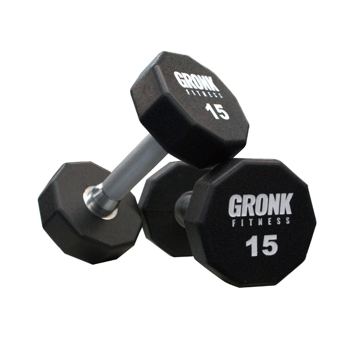 Gronk Fitness 10 sided Urethane Dumbbells (5lb-100lb) Set - Discontinued Gronk Fitness Products Dumbbells 5_83a3b4eb-60b3-4e16-98ef-95329b7f2fd2