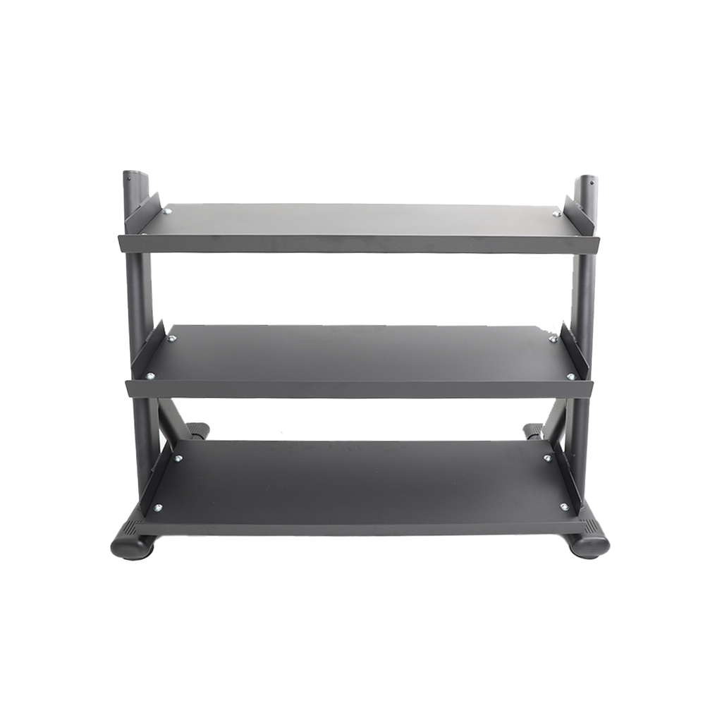 TKO 3-TIER SHELF DUMBBELL RACK TKO Dumbell racks, power block stand, plate and bar storage, kettlebell racks, ball racks 6235-BTrayRack_1024x1024_dd051c28-ed7a-483a-8544-d2de2450d79b