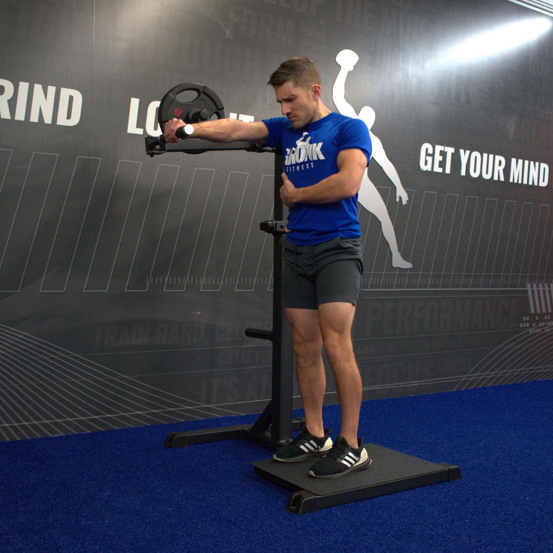 Gronk Fitness Standing Lateral Raise - Discontinued Gronk Fitness Products Selectorized, single stack, MTS, Hammer, assembled 7_1080x_69daa959-a06e-413f-b828-591e26fee1a6