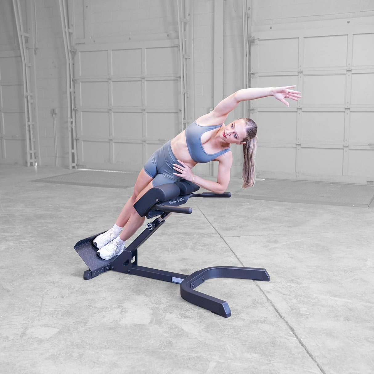 Body-Solid 45° Back Hyperextension GHYP345B Body Solid Modular; preacher curl, vkr, ab, roman chair 812y1qRW6HL._AC_SL1500