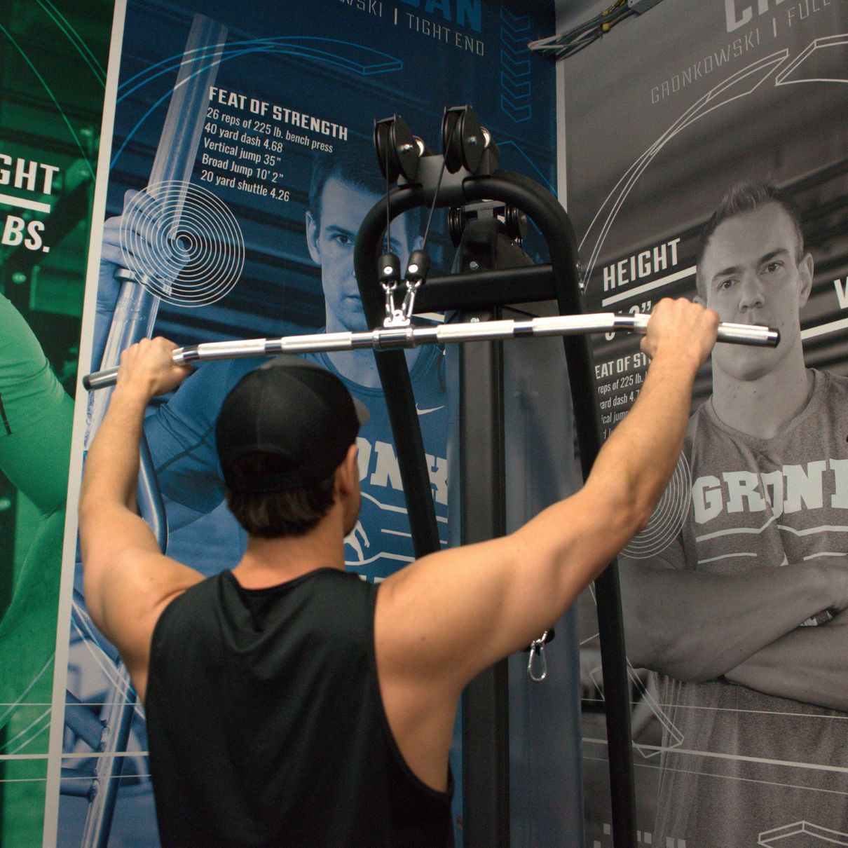 Aluminum Lat Bar, Three Holes G&G Fitness Equipment Cable attachments AluminumLatPulldownTriAttachmentlifestyle_1_1800x1800_c04b528a-11e0-4937-b078-546eab48acb5