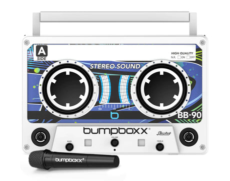 Bumpboxx Remixx Boombox Bluetooth Speaker Frost White Bumpboxx Electronics; Audio; Color Variant(s) BBXX_White_Remixx_FrontFace_1920x_ff648b5b-2634-4e44-81bb-d13afb317a55