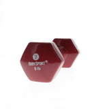 Elivate Body Sport Vinyl Dumbbells 9 lb Elivate Variant(s) - LBWeight BDSVDB09