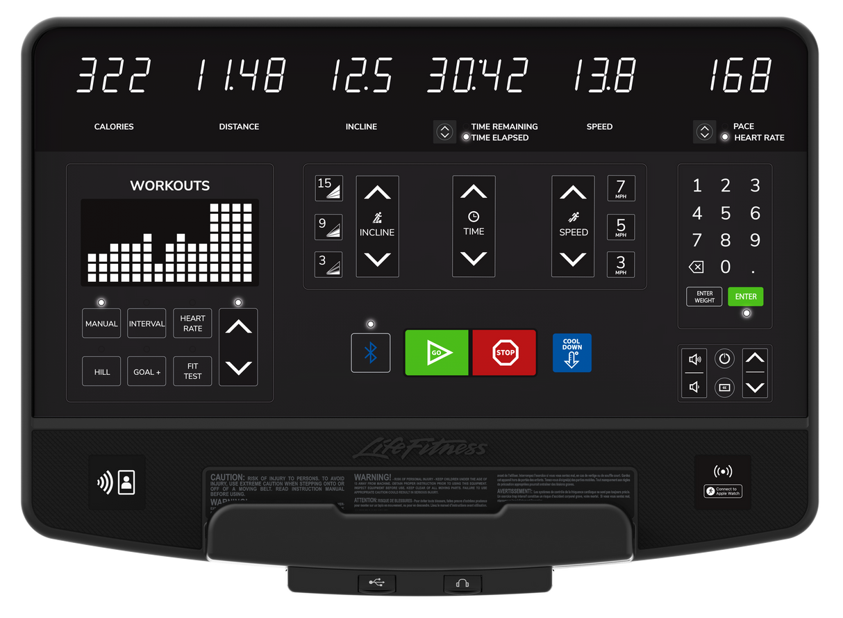 Life Fitness Club Plus Treadmill w/ SL Console, Black - Discontinued Version - Discontinued Life Fitness Treadmill; Commercial Frame Residential CST-DSL-BLKLM_2_2048x2048_5f163dcc-1bfa-4964-aa1f-5e19bb8dbd7c
