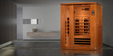 Dynamic Full Spectrum "Lugano" FAR Infrared Sauna with Hemlock Wood Golden Designs Home DYN-6336-03FS08-01-2022