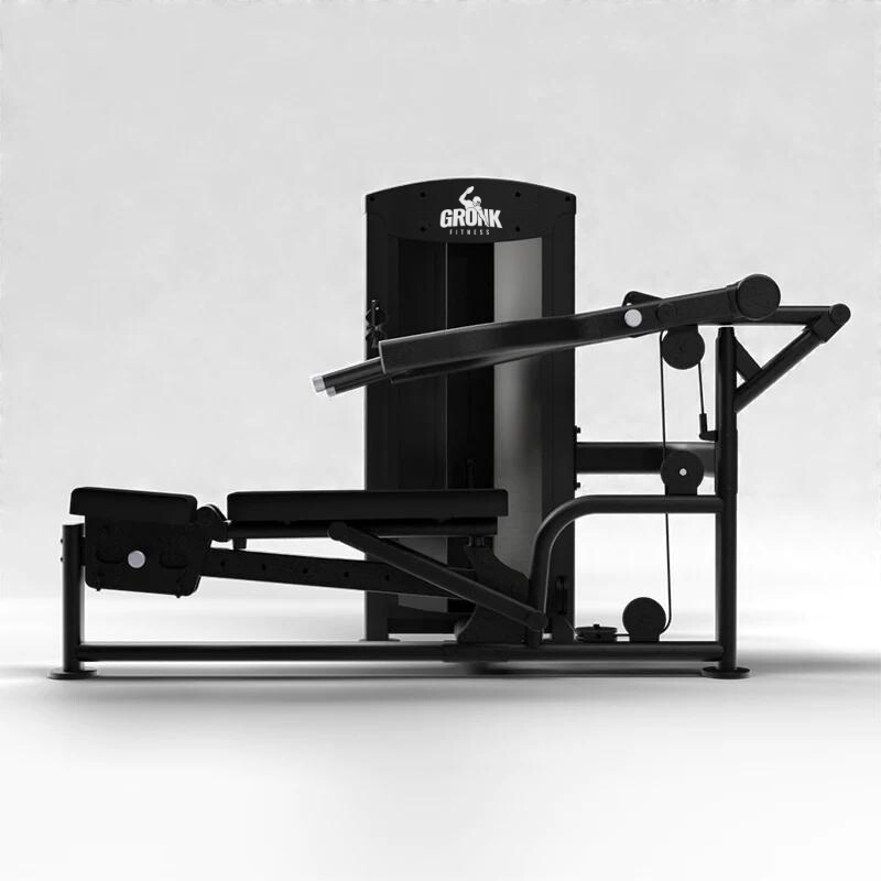 Gronk Fitness Selectorized Dual Incline Chest & Shoulder Press - Discontinued Gronk Fitness Products Selectorized, single stack, assembly required ELEMENTFITNESS-COBALTDUALINCLINECHEST_SHOULDERPRESS_3