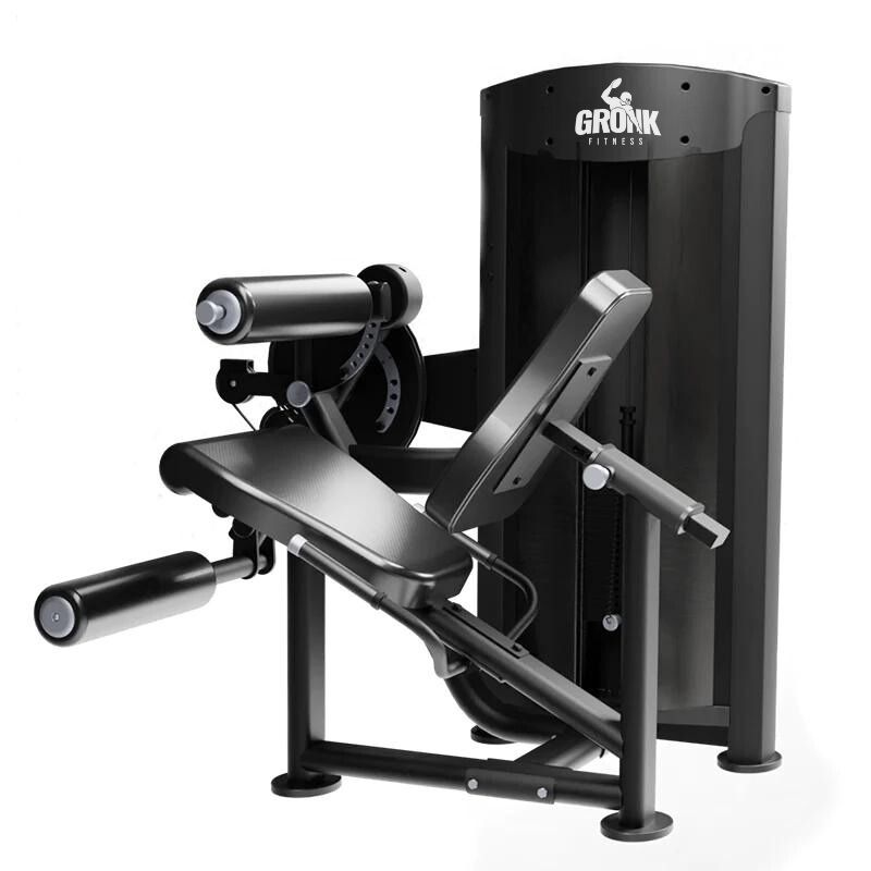 Gronk Fitness Selectorized Dual Leg Extension/Curl - Discontinued Gronk Fitness Products Selectorized, single stack, assembly required ELEMENTFITNESS-COBALTDUALLEGEXT_CURL_2
