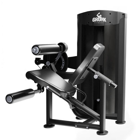 Gronk Fitness Selectorized Dual Leg Extension/Curl - Discontinued Gronk Fitness Products Selectorized, single stack, assembly required ELEMENTFITNESS-COBALTDUALLEGEXT_CURL_2