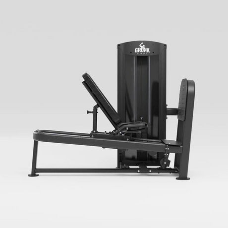 Gronk Fitness Commercial Seated Leg Press - Discontinued Gronk Fitness Products Selectorized, single stack, assembly required ELEMENTFITNESSCOBALTCOMMERCIALLEGPRESS_3