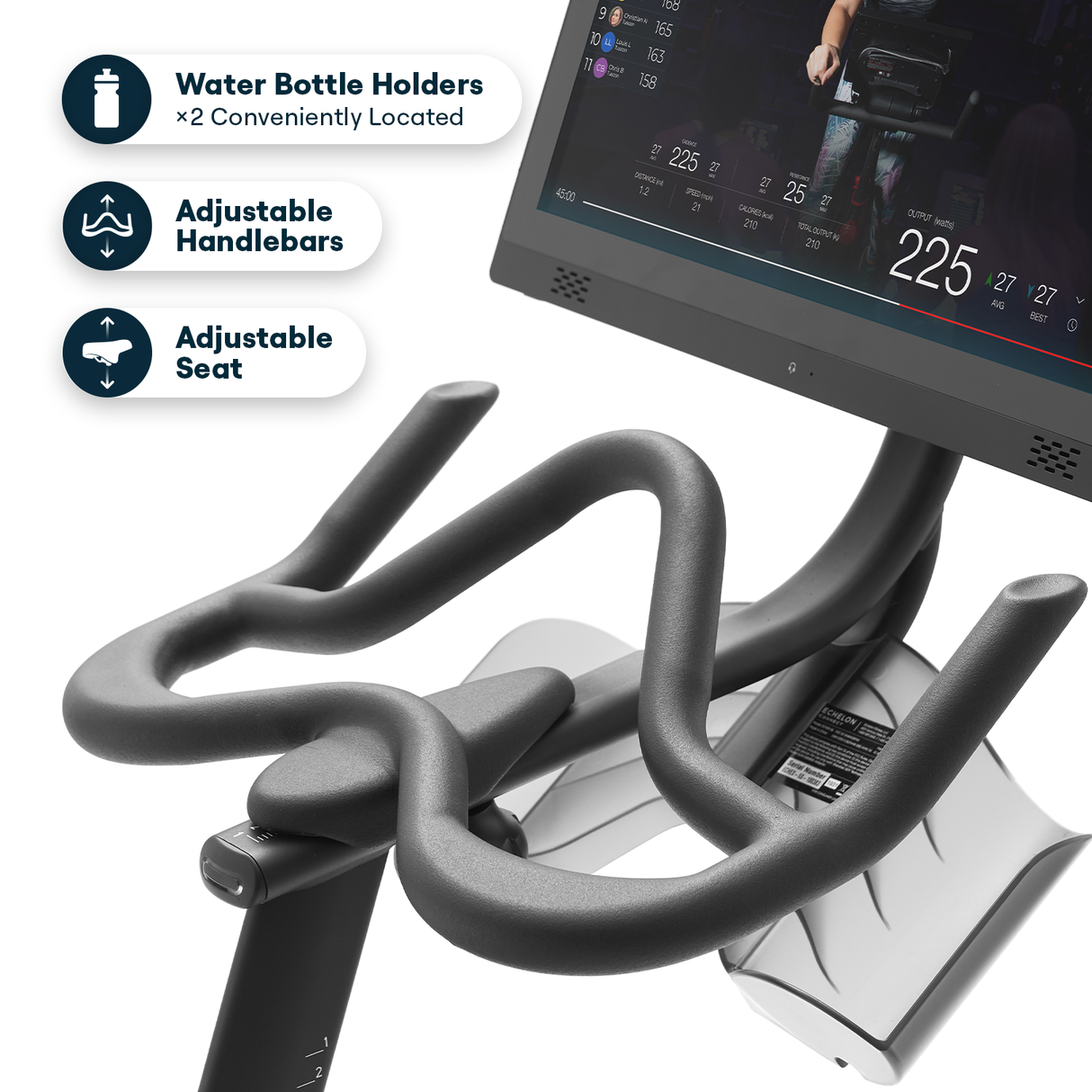 Echelon Connect EX-5s-22 - Discontinued Echelon Bike; Group Cycling EX5s_Handlebars_1