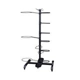 Body Solid GAR100 Mobile Multi Accessory Rack Body Solid Dumbell racks, power block stand, plate and bar storage, kettlebell racks, ball racks GAR100_AccessoryRack_DSF2680_1028px__11107.1735663472
