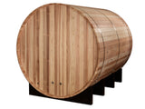 Golden Designs "Klosters" 6 Person Barrel Traditional Sauna - Pacific Cedar Golden Designs Recovery; foam rollers, advanced rollers, stretch and massage GDI_B006_01_4
