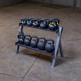 Body-Solid Dumbbell & Kettlebell Rack Body Solid Dumbell racks, power block stand, plate and bar storage, kettlebell racks, ball racks GDKR100_D_DSF0397_1500px