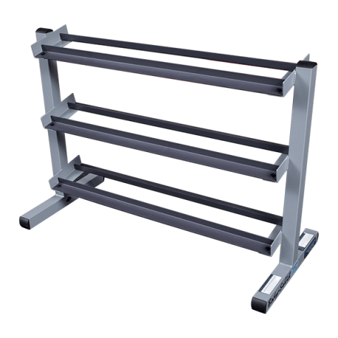 Body Solid GDR363 3-Tier Dumbbell Rack Body Solid Dumbell racks, power block stand, plate and bar storage, kettlebell racks, ball racks GDR363_DSF6409-master_600px-480x480