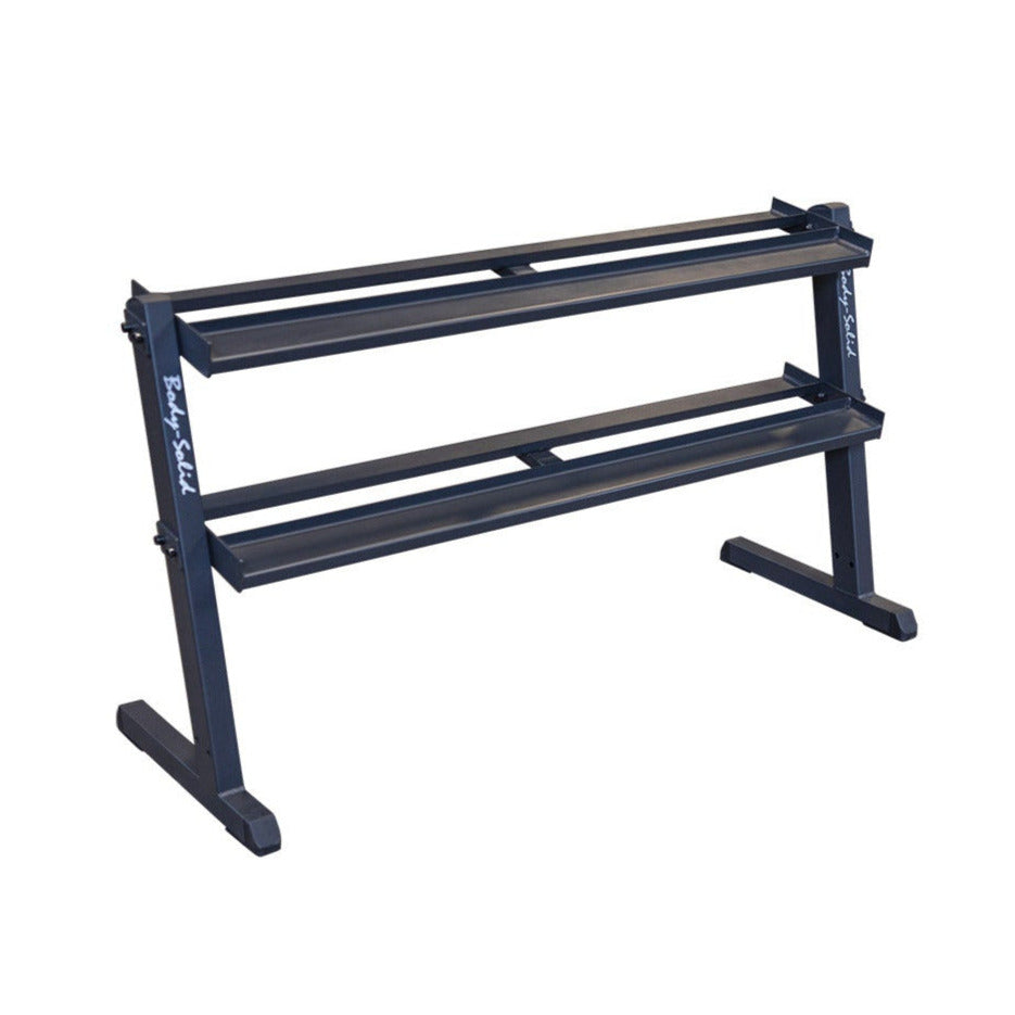 Body-Solid Dumbbell Rack (Black) Body Solid Dumbell racks, power block stand, plate and bar storage, kettlebell racks, ball racks GDR60B_IMGL2568-v3