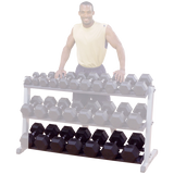 Optional 3rd tier Dumbbell Shelf for Rack (GDR60) - Discontinued Body Solid Additional tiers for Storage Solutions, i.e. DB Racks GDRT6_Hero_afe98465-1d50-4918-a0d9-a3c0afd317e9