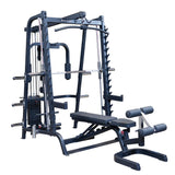 Body Solid Series 7 GS348BP4 Smith Gym System Body Solid Home Gym, Large; additional functionality. More than 5 functions. Subject to interpretation GS348BP4_IMGL2610-2500__80736
