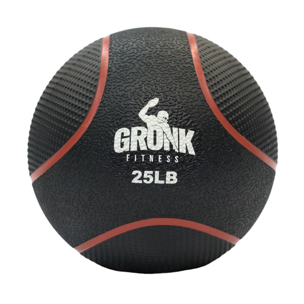 Gronk Fitness Medicine Balls Gronk Fitness Products Variant(s) - LBWeight Gronk_Fitness_Med_Ball-25LB_White_Background