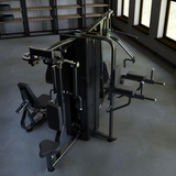 IRONAX X4S Four Station Multi-Gym Ironax Extreme Gyms EXM3000LPS, FSF3 IRONAXGYM10