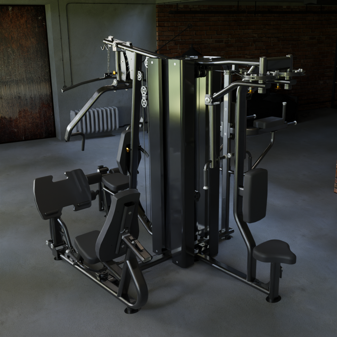 IRONAX X4S Four Station Multi-Gym Ironax Extreme Gyms EXM3000LPS, FSF3 IRONAXGYM11