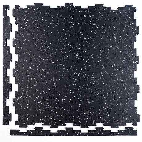 Supersport 4x6 Black Equipment Mat - Discontinued SuperSport Rubber flooring, turf, large non-padded interlocking mats and flooring MASS_2x2_Hero_Corner_Detached_LR