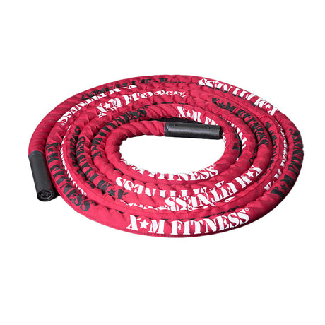 XM Fitness Commercial 30' Battle Rope with Sleeve XM Fitness Agility and Speed; jump ropes, climbing and battle ropes, ladders, sled, interval timer MicrosoftTeams-image_43
