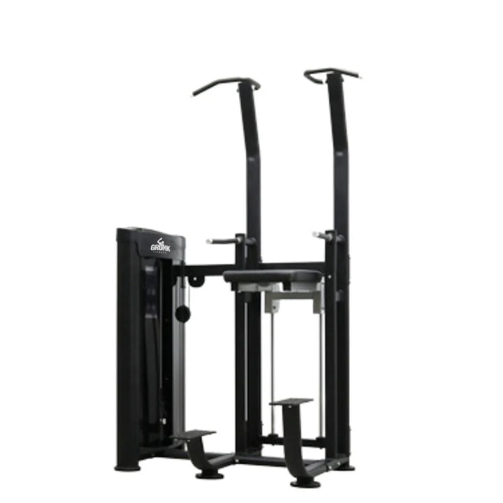 Gronk Fitness Selectorized Assisted Chin/Dip Combo - Discontinued Gronk Fitness Products Selectorized, single stack, assembly required NewLogo_720x_5a5bf0a2-b0e7-451d-a822-5ef65d85f35c