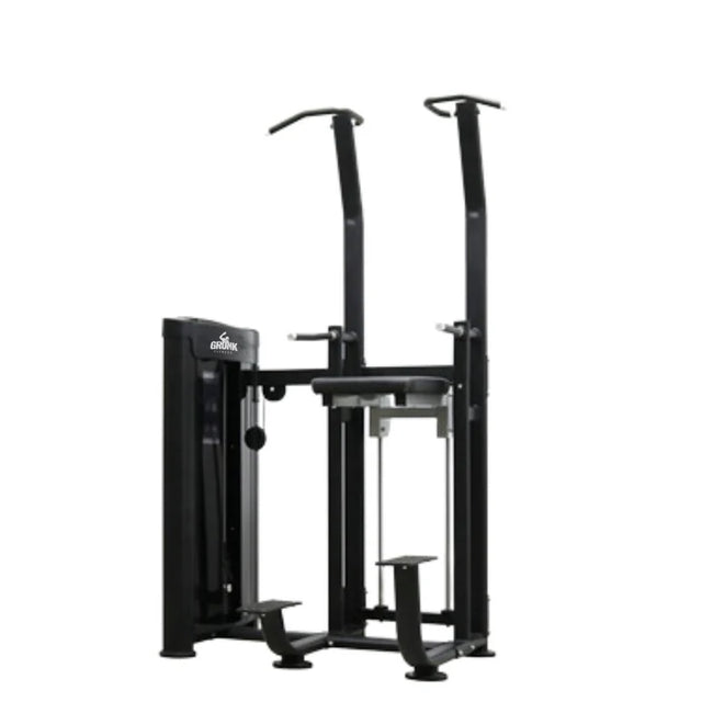 Gronk Fitness Selectorized Assisted Chin/Dip Combo - Discontinued Gronk Fitness Products Selectorized, single stack, assembly required NewLogo_720x_e53b9cf4-a15c-4b20-81e4-87023e4c1f1c