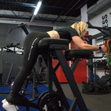 Gronk Fitness Plate Loaded Reverse Hyper-Extension - Discontinued Gronk Fitness Products Selectorized, single stack, MTS, Hammer, assembled NicoleRoggowReverseHyperProductPic3_1800x1800_aa32f2d2-9b18-43c6-834c-a8985f7412f6