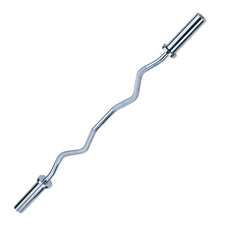 Olympic Curl Bar, Chrome Body Solid Lifting bars, weight bars, dumbbell handles OB47