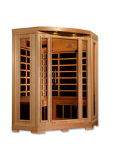Pro 6 Rebecca 3 Per Corner Near Zero EMF FAR Infrared Sauna Golden Designs Home P6-H356-01_6