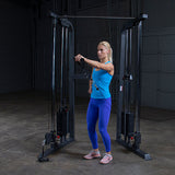 Body Solid Powerline Functional Trainer PFT100 Body Solid Home Gym, Small; Single stack or a-frame double stack (functional trainer). 5 functions or less PFT100_IMG_8941