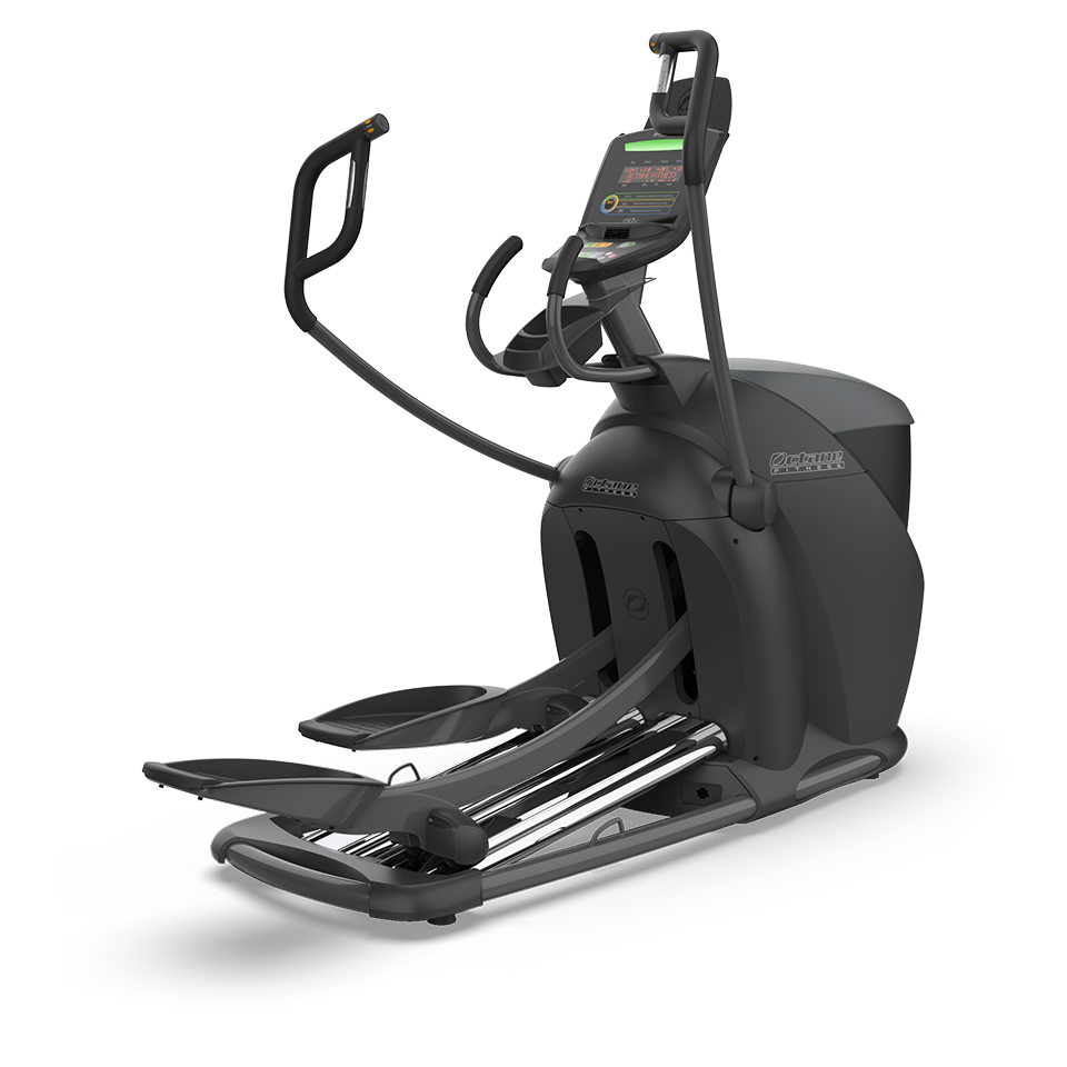 Octane Q47 Standing Elliptical with XI Console Octane Elliptical Q47xi-21-Dark-rear-3_4_960-1