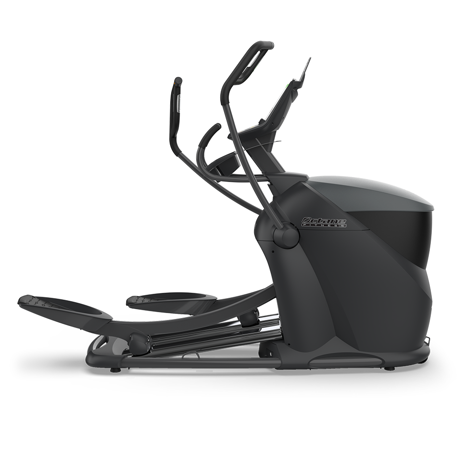 Octane Q47 Standing Elliptical with XI Console Octane Elliptical Q47xi-21-Dark-right-side_960