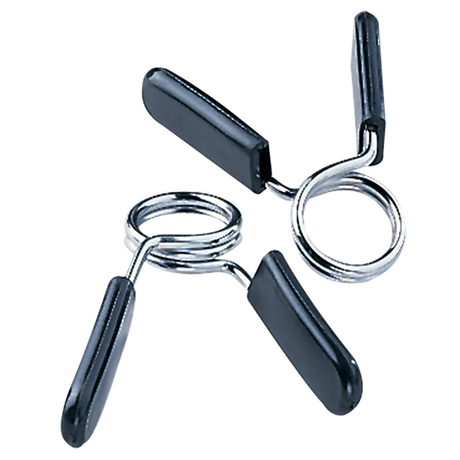 Body Solid 1 inch Spring Collars Body Solid Lifting bar attachments (eg landmine, row handles, chains, collars, sleeves, barbell pad, manta ray) RC0616_HERO