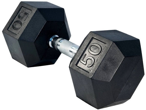 Rubber Hex Dumbbells