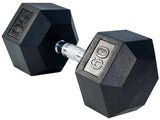 Rubber Hex Dumbbells