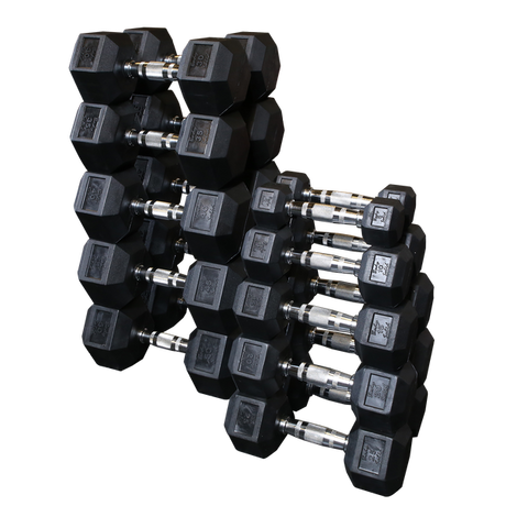 Body-Solid Hex Dumbbell Set with Rack (SDRS550 with BFDR10B) Body Solid Dumbbells SDRS-550_1500_d856a2dd-eddb-41eb-a6f4-7a6a000a96b0
