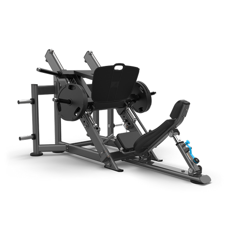 True XFW7800 Plate Loaded Leg Press, Grey - Discontinued TRUE Home Gym, Small; Single stack or a-frame double stack (functional trainer). 5 functions or less TRUE-LEG-PRESS-45-XFW7008-19