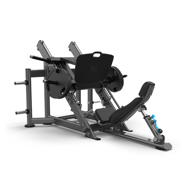 True XFW7800 Plate Loaded Leg Press, Grey - Discontinued TRUE Home Gym, Small; Single stack or a-frame double stack (functional trainer). 5 functions or less TRUE-LEG-PRESS-45-XFW7008-19