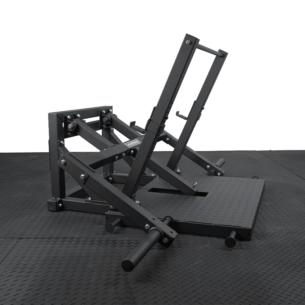 XM Fitness Belt Squat Machine XM Fitness Home Gym, Small; Single stack or a-frame double stack (functional trainer). 5 functions or less XM-FITNESS-BELT-SQUAT-MACHINE-4