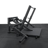 XM Fitness Belt Squat Machine XM Fitness Home Gym, Small; Single stack or a-frame double stack (functional trainer). 5 functions or less XM-FITNESS-BELT-SQUAT-MACHINE-4