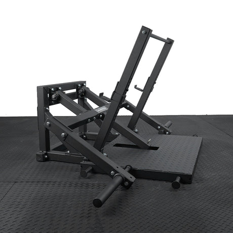 XM Fitness Belt Squat Machine XM Fitness Home Gym, Small; Single stack or a-frame double stack (functional trainer). 5 functions or less XM-FITNESS-BELT-SQUAT-MACHINE-4