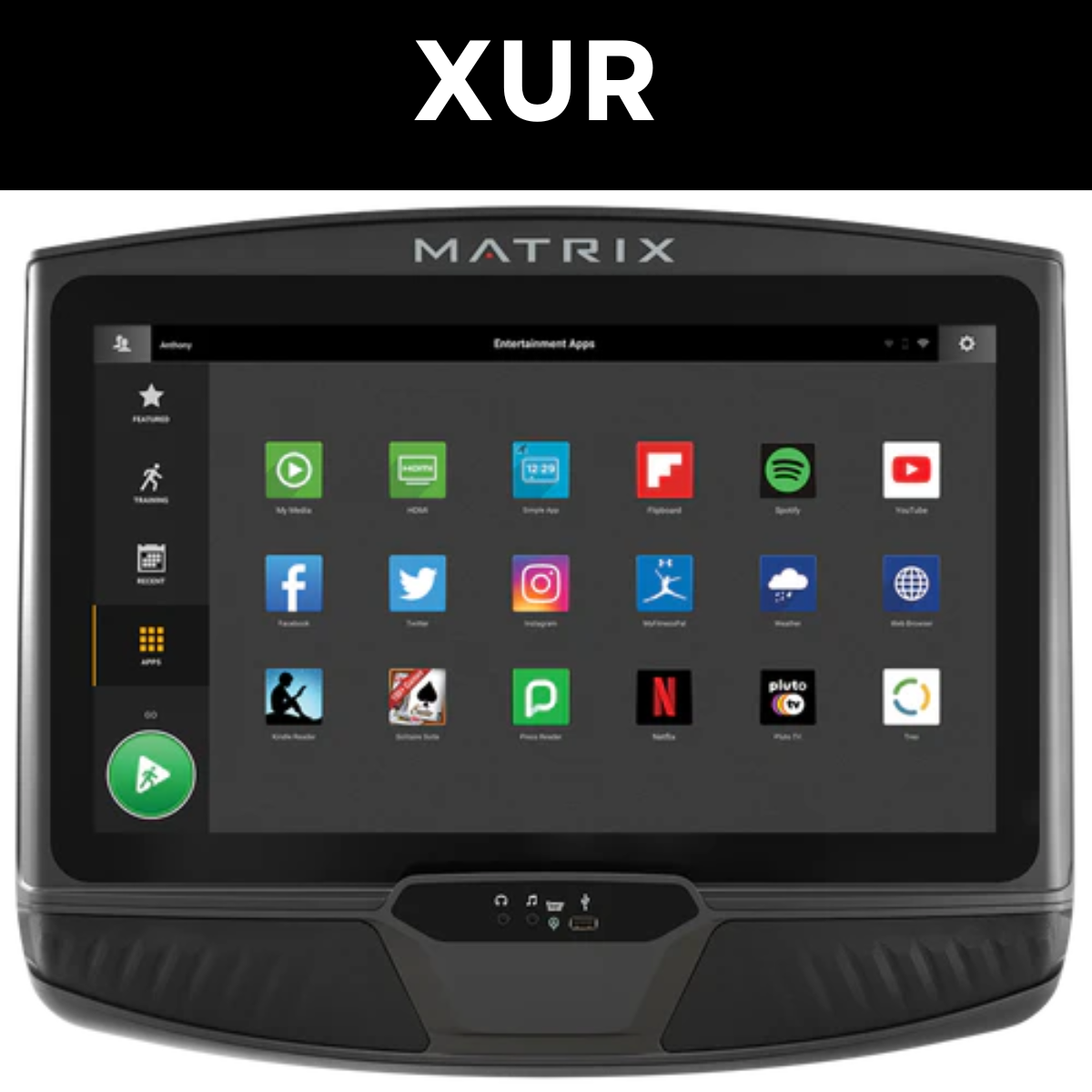 Matrix R50 Recumbent Bike with Console Matrix Bike; Recumbent XUR