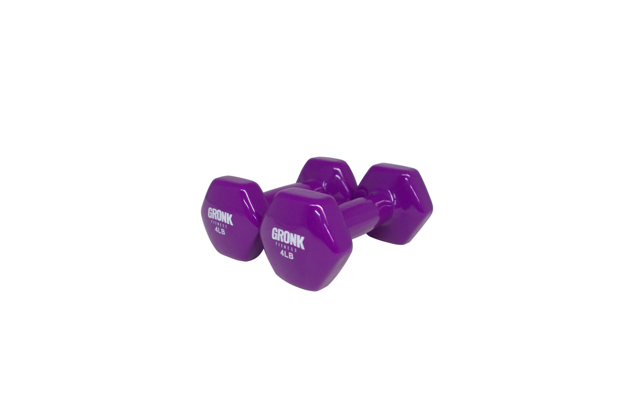 Gronk Fitness Vinyl Hex Dumbbells 4 lb Gronk Fitness Products Variant(s) - LBWeight ad36ae33-4a0a-f011-8426-0afff11ba501_1204-G1_.